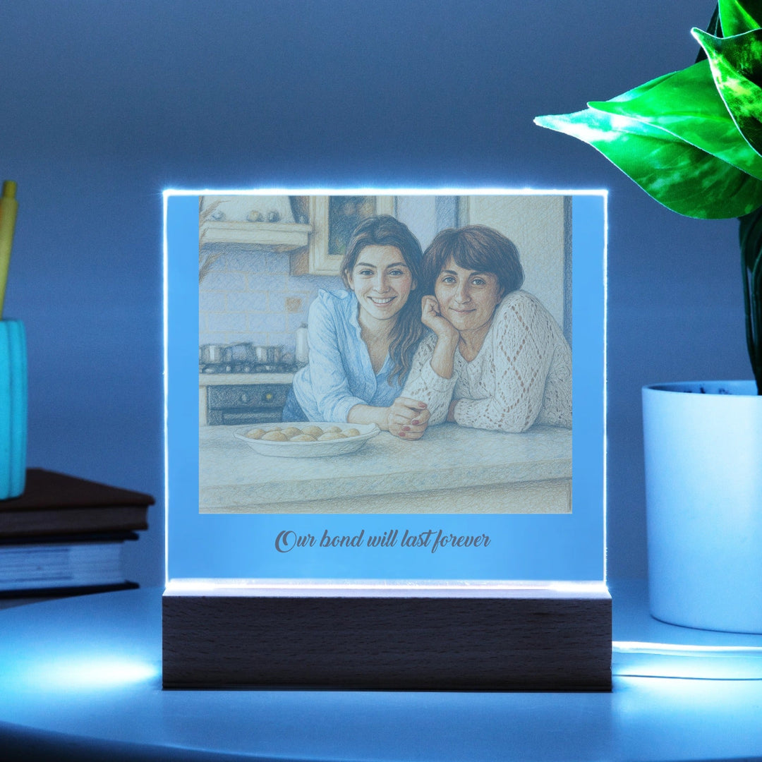Personalize Acrylic Plaque - Sketch Style