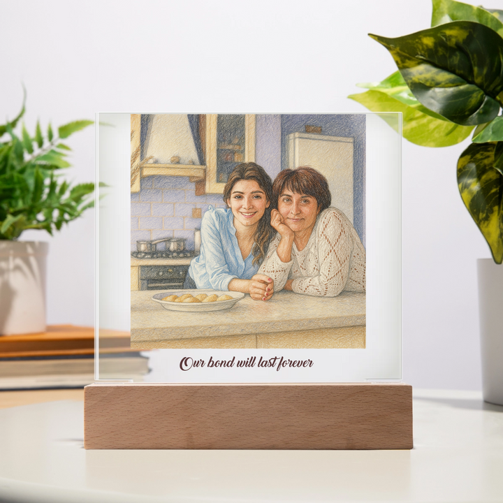 Personalize Acrylic Plaque - Sketch Style