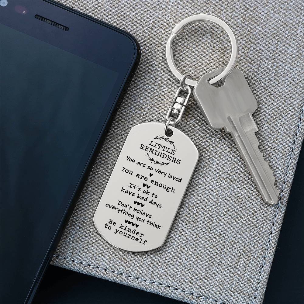 Daily Reminder Keychain