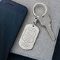 Police officer graduation keychain