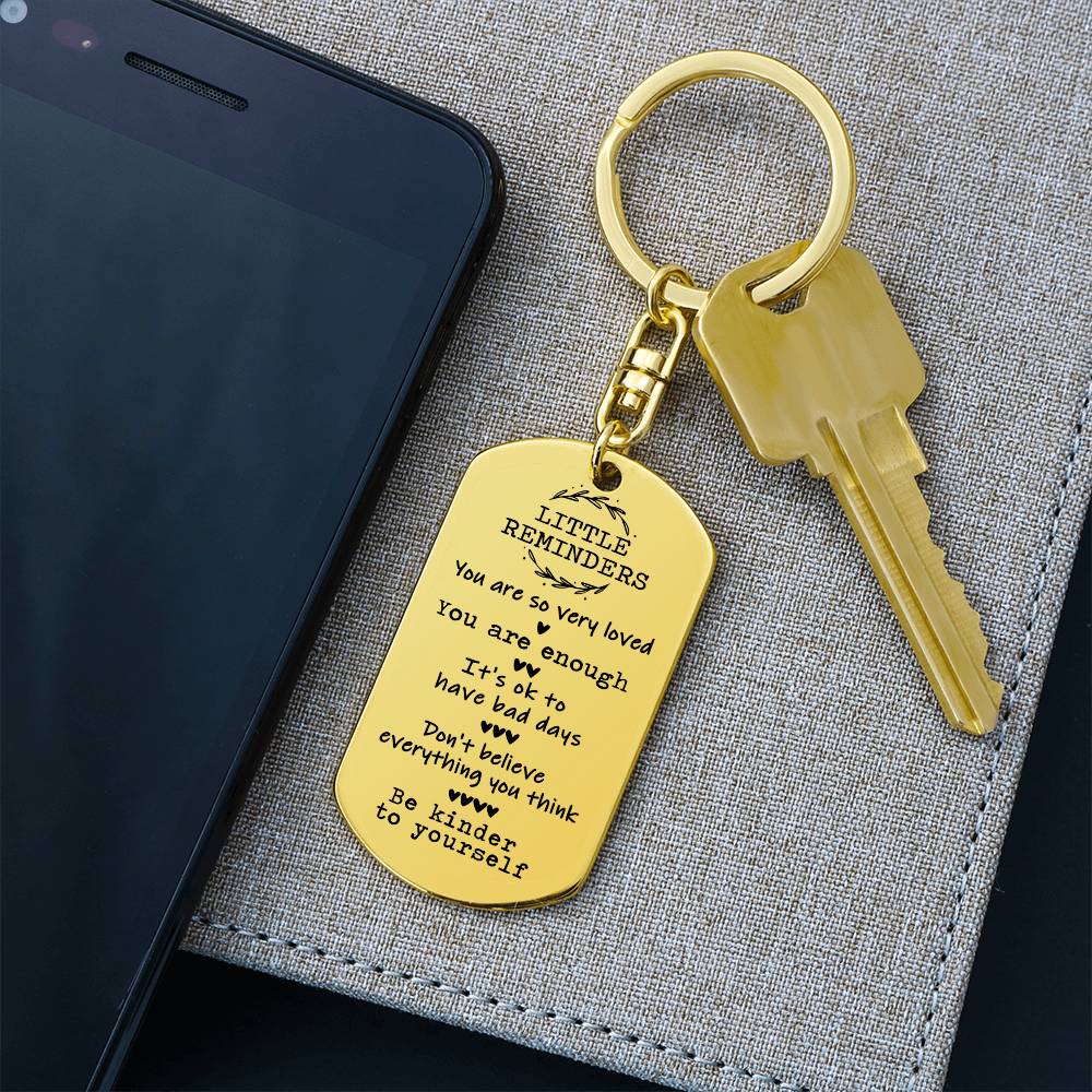 Daily Reminder Keychain