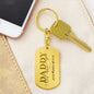 Dad WE LOVE YOU Keychain