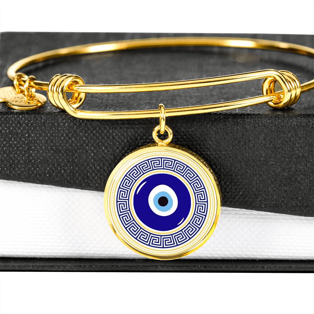 Evil Eye Bangle Bracelet