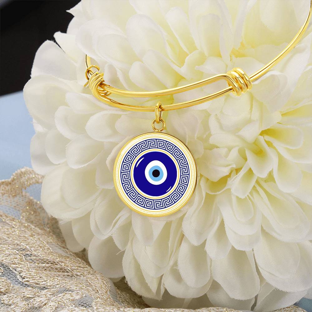 Evil Eye Bangle Bracelet
