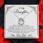 Eternal Bond: Dad to Daughter Gift Necklace