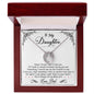 Eternal Bond: Dad to Daughter Gift Necklace