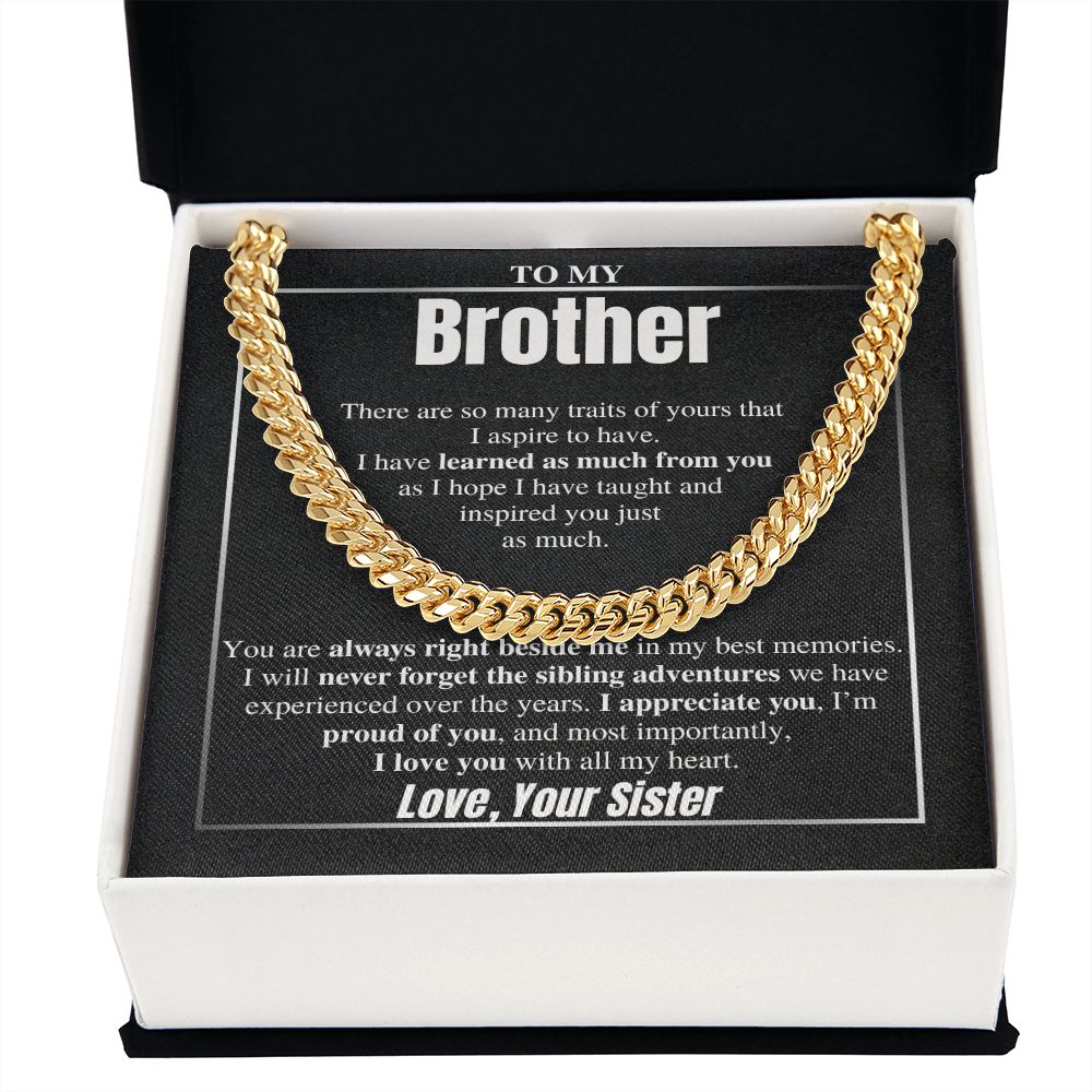 Gift For Younger Brother - From Sister