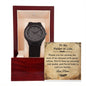 Wooden Watch for Father-in-Law – Gift from Bride