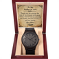 Wooden Watch for Father-in-Law – Gift from Bride
