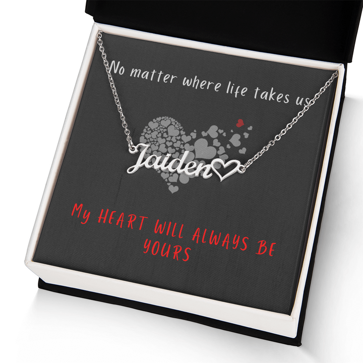 Personalized Heart Name Necklace for Her