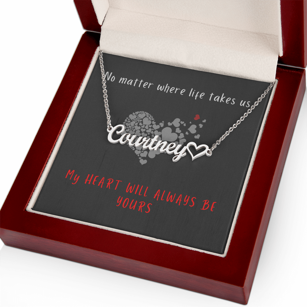 Personalized Heart Name Necklace for Her