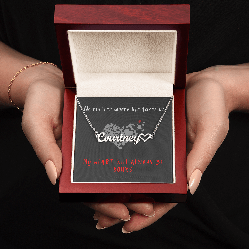 Personalized Heart Name Necklace for Her