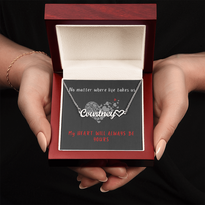 Personalized Heart Name Necklace for Her