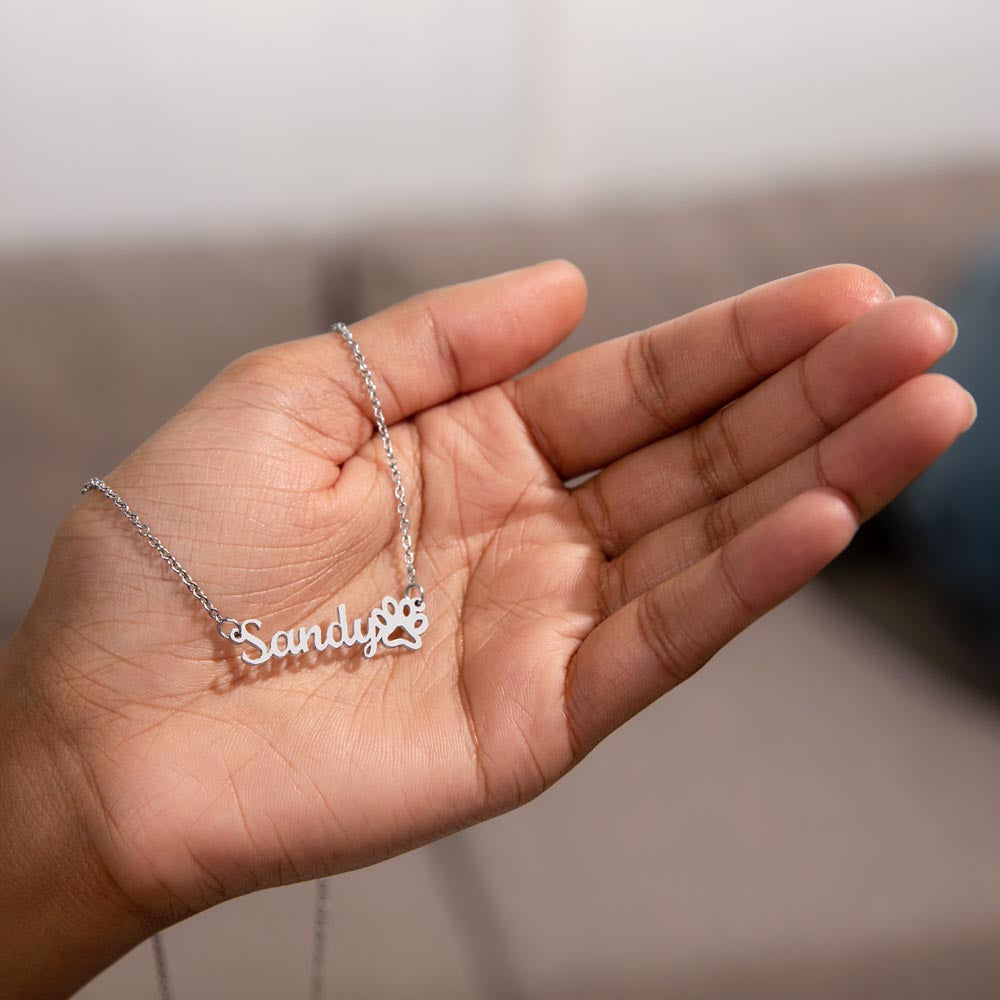 Personalized Pet Name Necklace