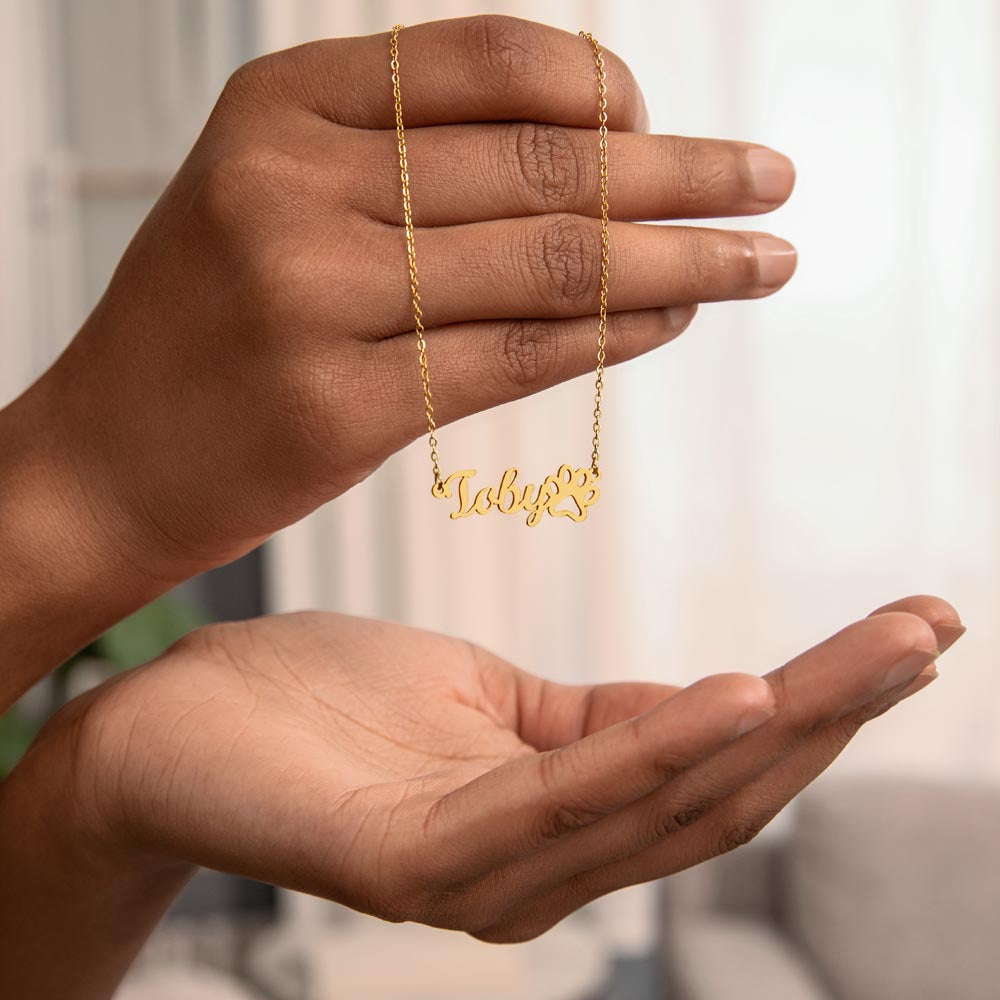 Personalized Pet Name Necklace