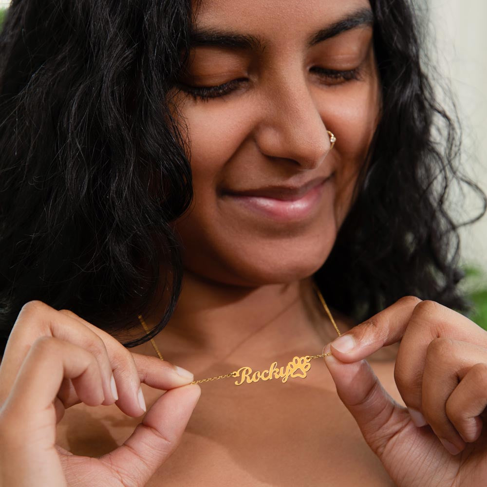 Personalized Pet Name Necklace