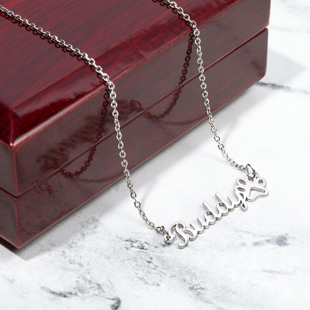 Personalized Pet Name Necklace