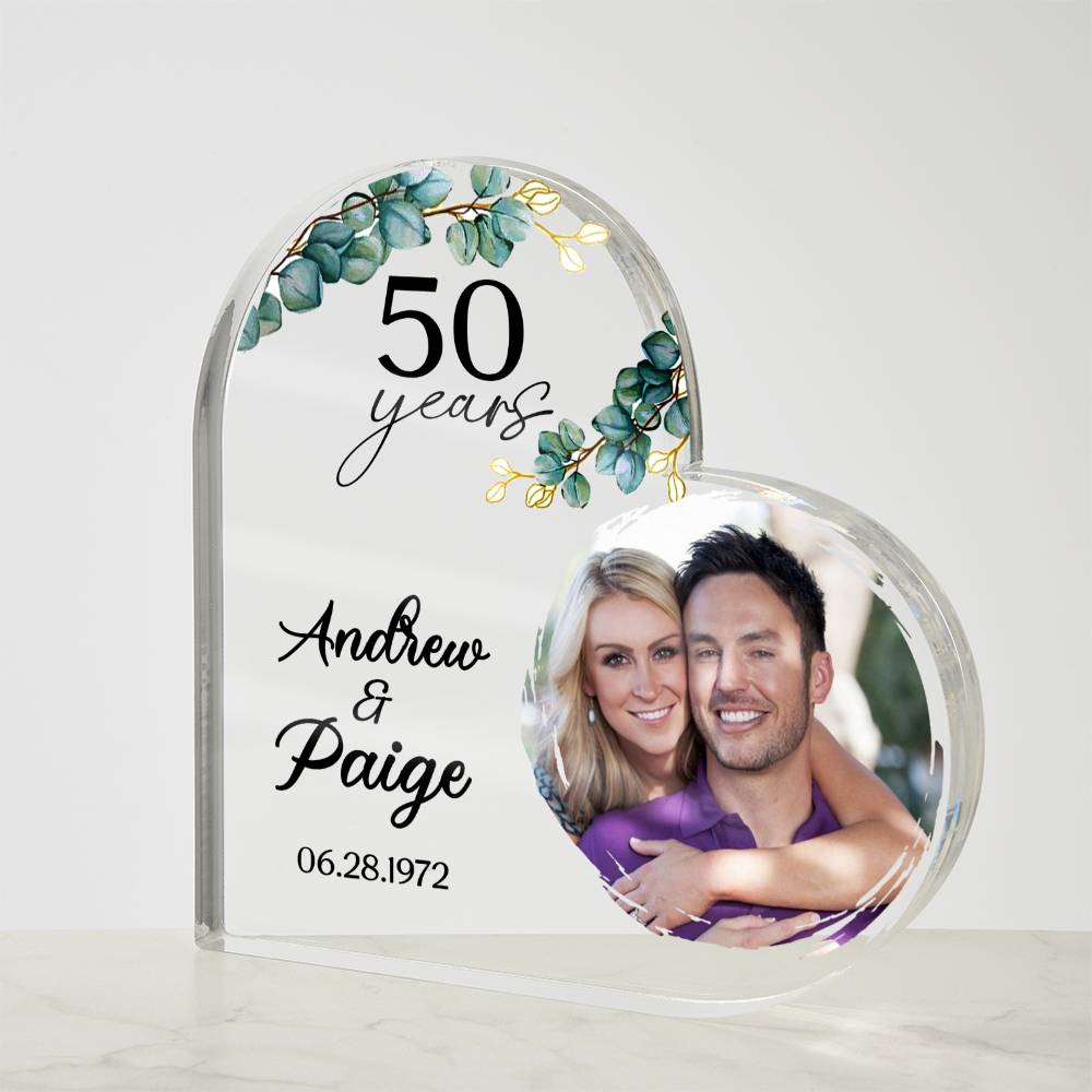 Anniversary Gift - Personalized Picture Frame