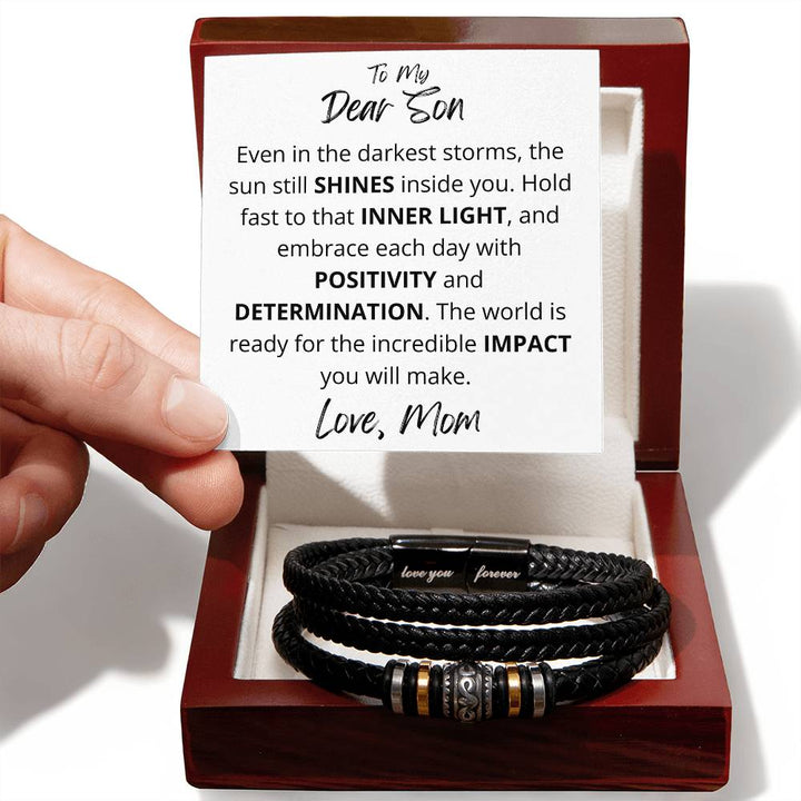 To My Son Inner Light Bracelet