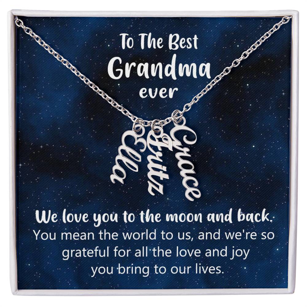 To The Best Grandma - We Love You To The Moon And Back