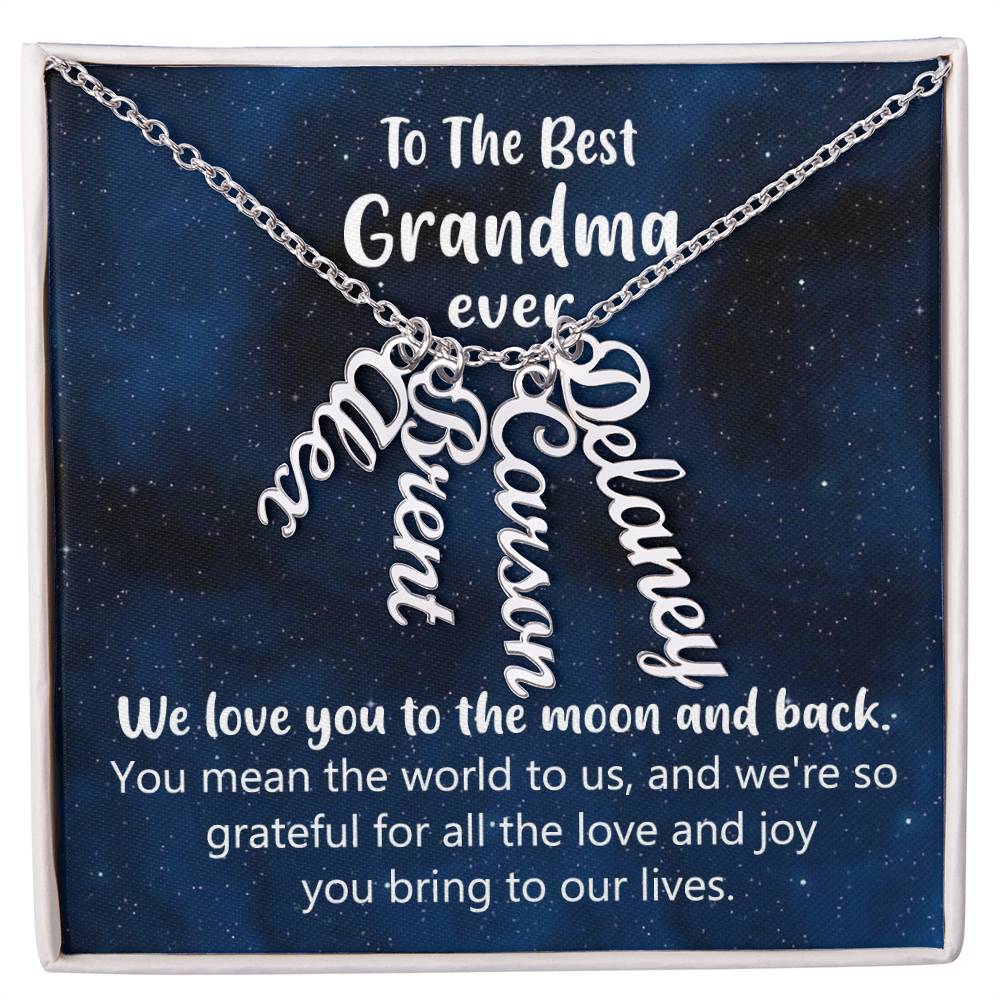 To The Best Grandma - We Love You To The Moon And Back