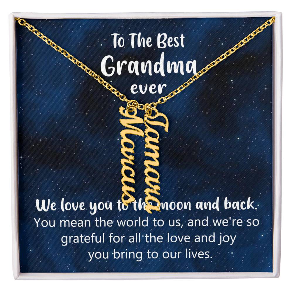To The Best Grandma - We Love You To The Moon And Back
