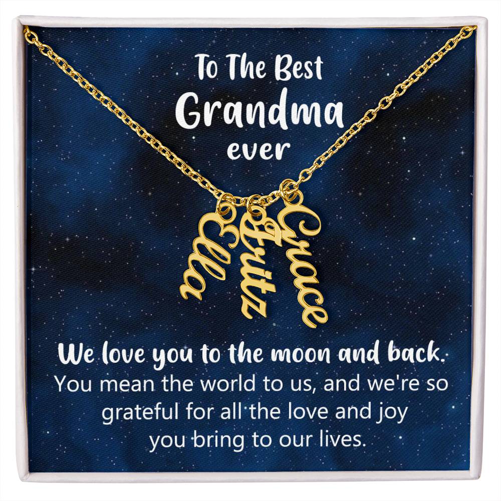 To The Best Grandma - We Love You To The Moon And Back