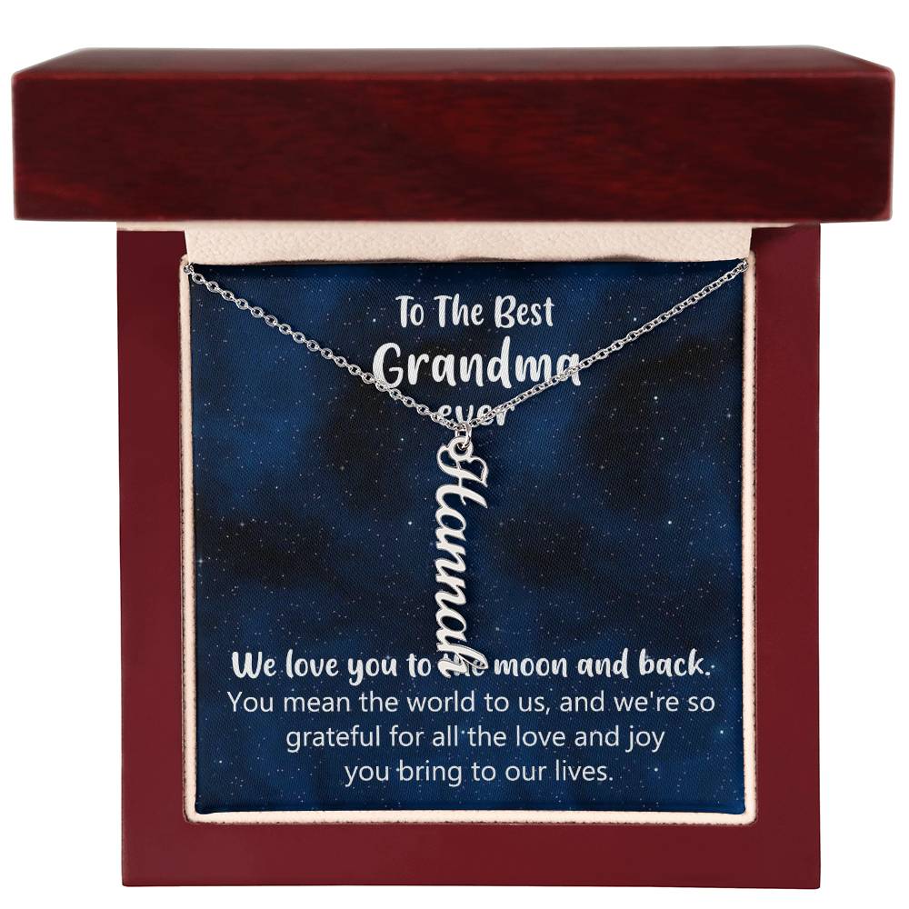 To The Best Grandma - We Love You To The Moon And Back