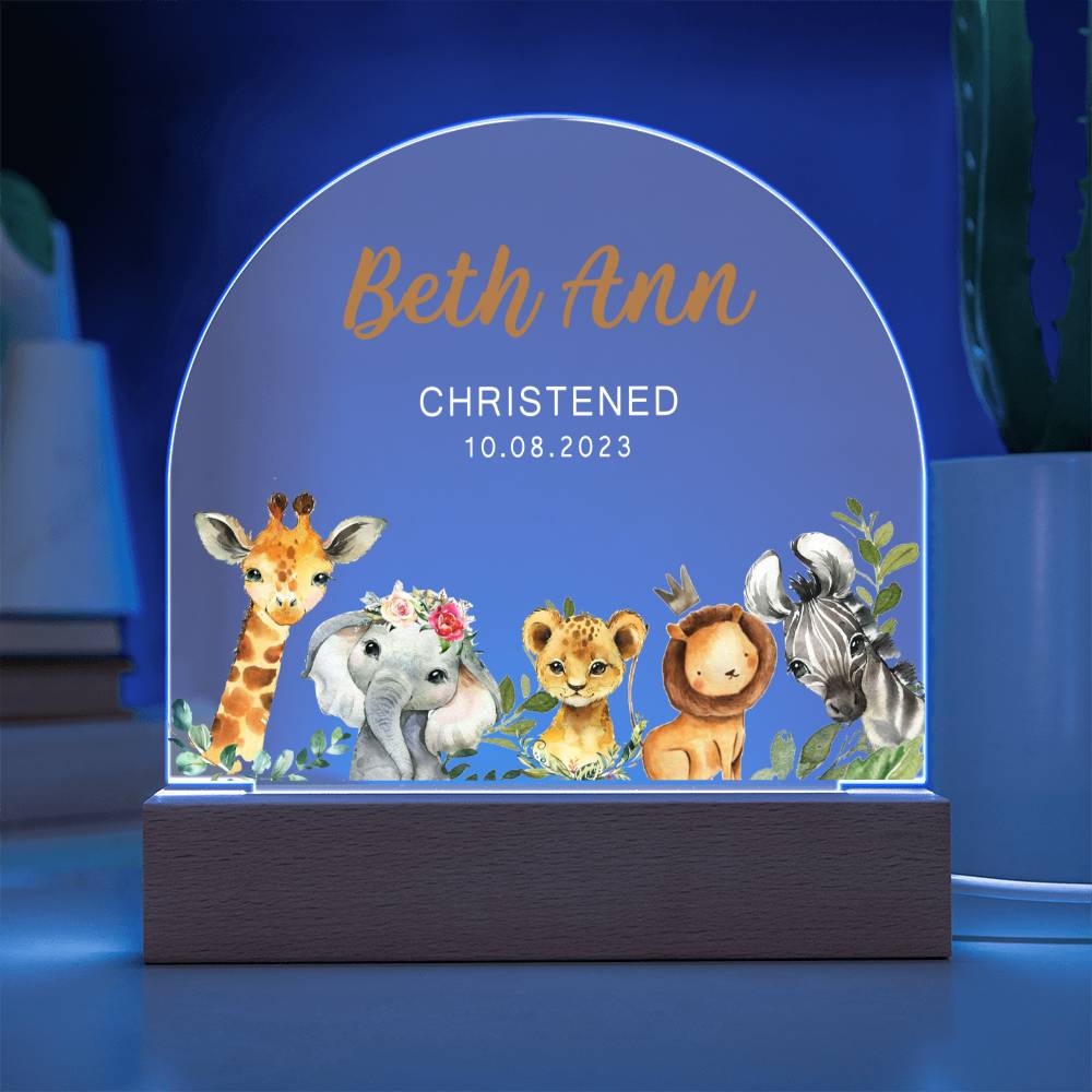 Personalized Christening Keepsake Gift