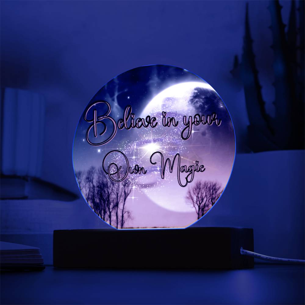 acrylic LED night plaque