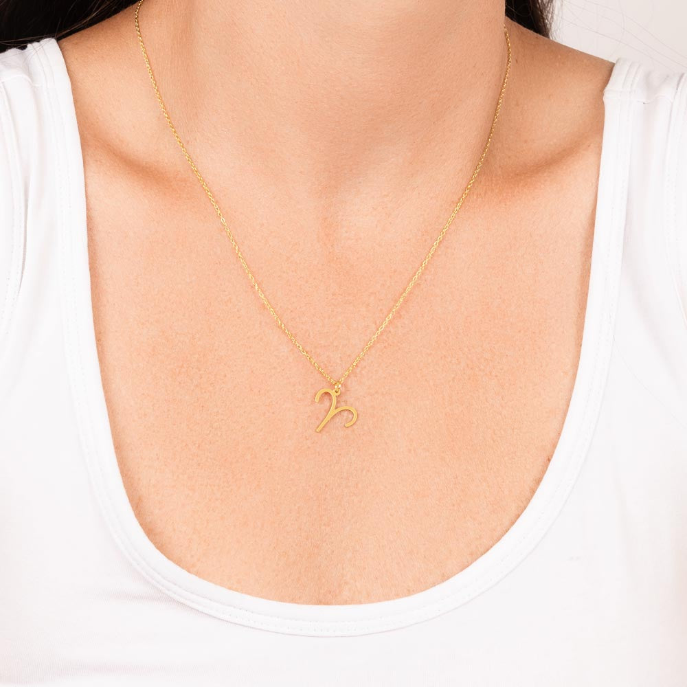 Aries - Zodiac Sign Necklace