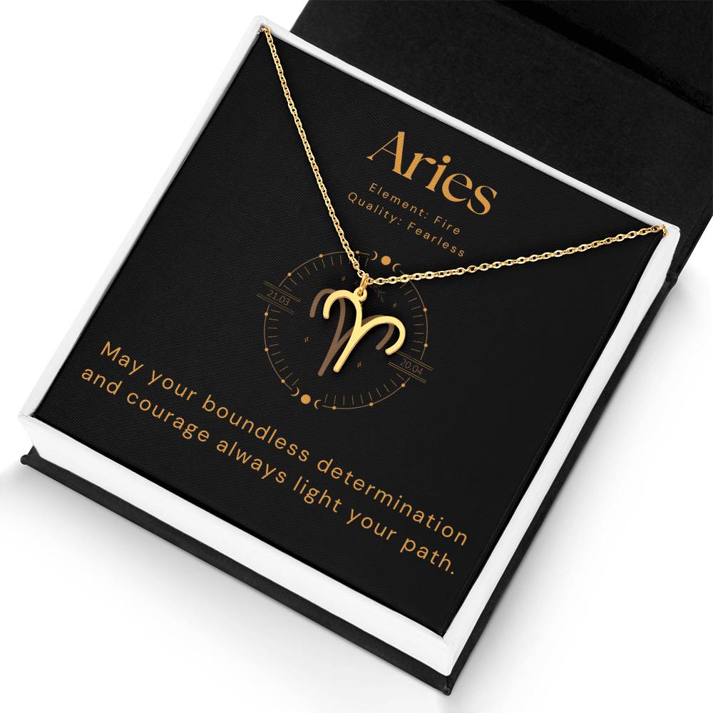Aries - Zodiac Sign Necklace