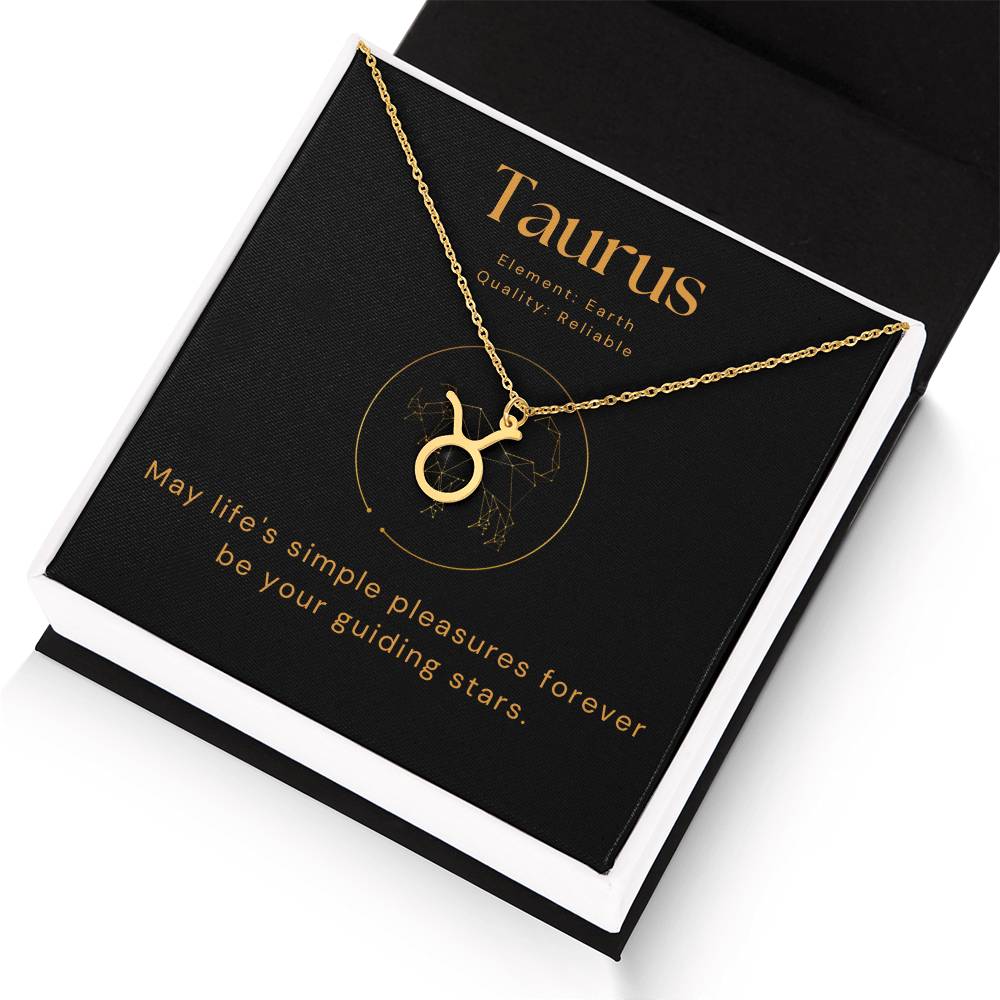 Taurus - Zodiac Sign Necklace