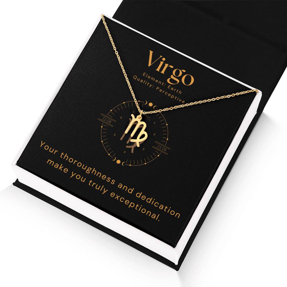 Virgo - Zodiac Sign Necklace
