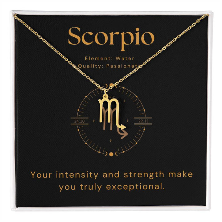 Zodiac sign necklace