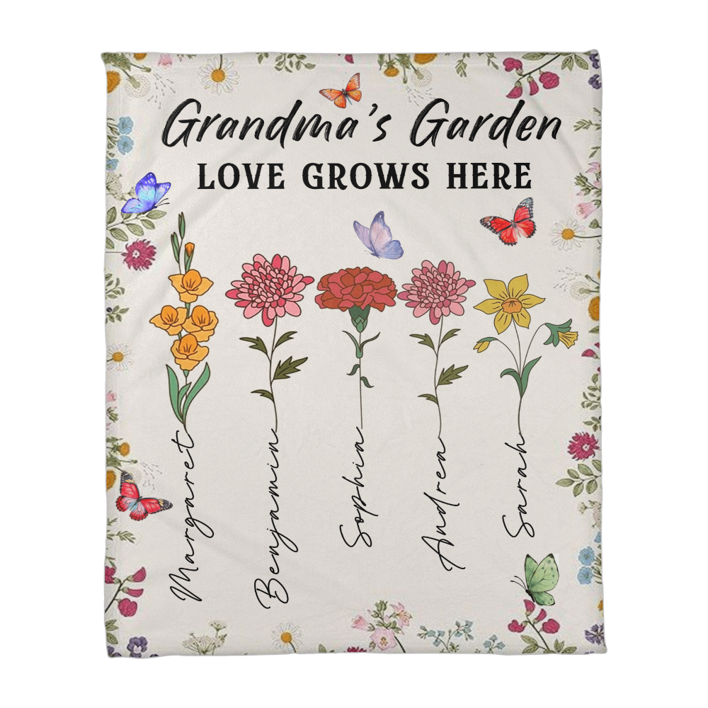 Grandmas Garden Blanket