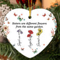 Sisters Birth Month Ornament