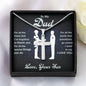 Heaven's Touch: Cross Necklace Gift for Dad