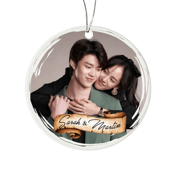 Couple Photo Ornament