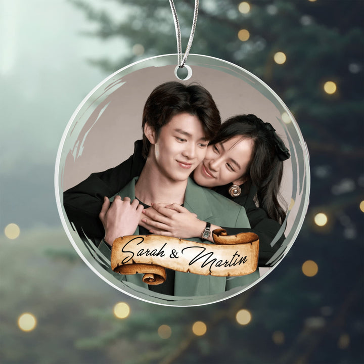 Couple Photo Ornament