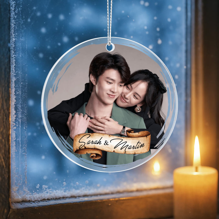 Couple Photo Ornament