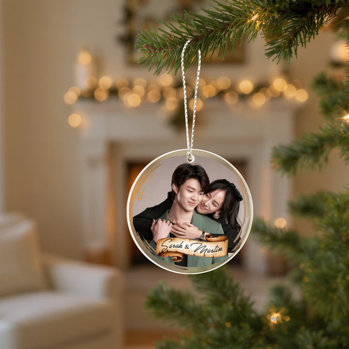 Couple Photo Ornament