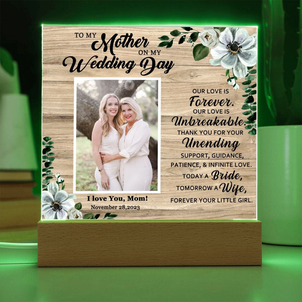 personalized gift from bride to mom