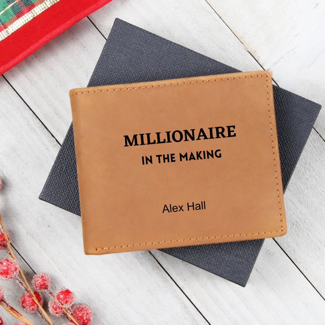 Graphic Leather Wallet