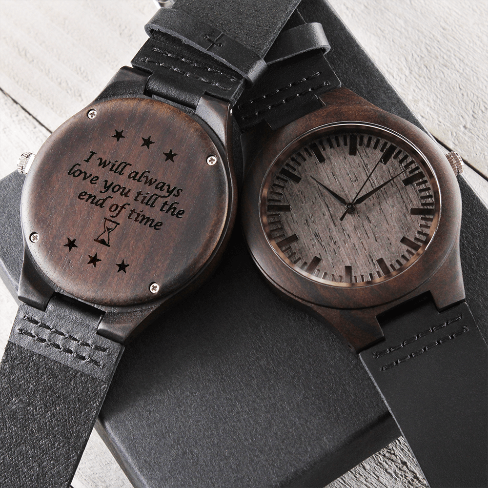Men's Wood Watch - Gifts for Him