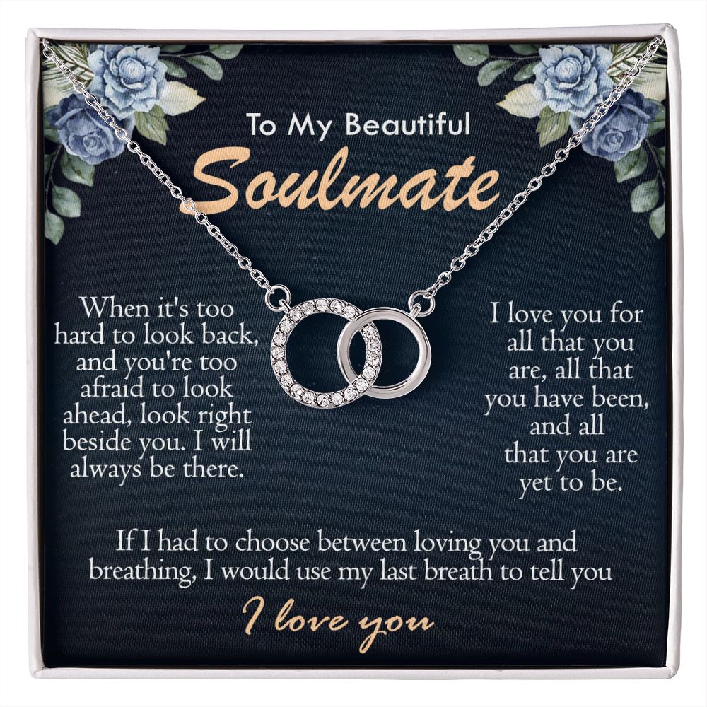 Interlocking Circles Soulmate Love Necklace –