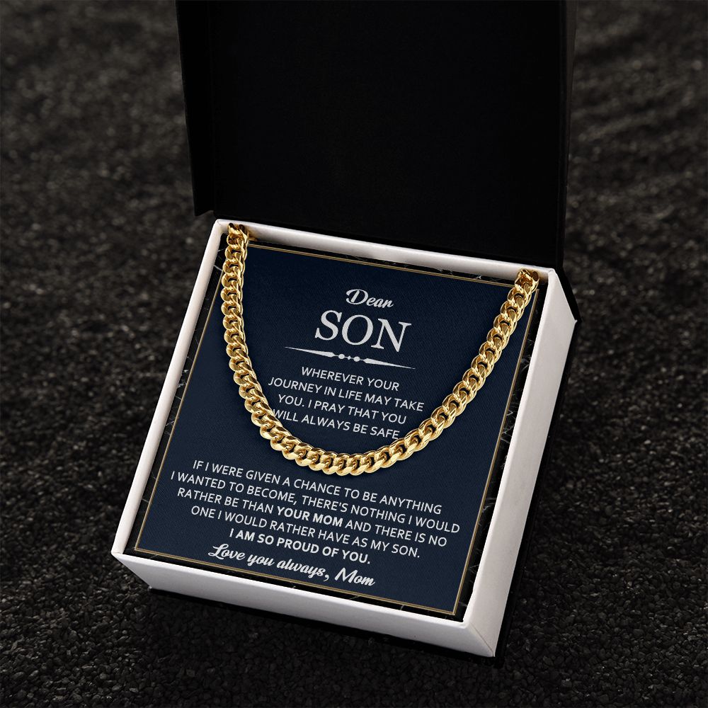 Loving Gift For Son From Mom
