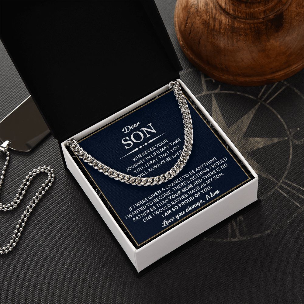 Loving Gift For Son From Mom