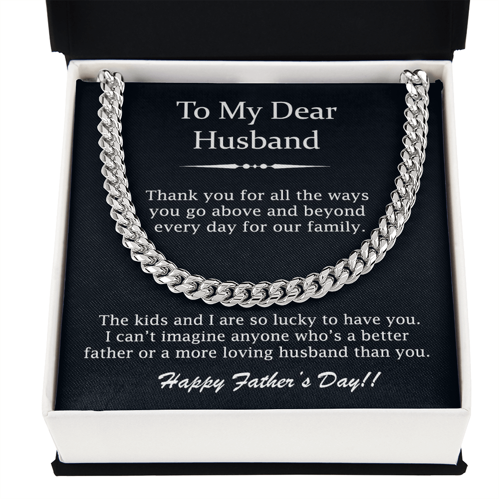 Necklace Gift For My Husband On Fathers Day