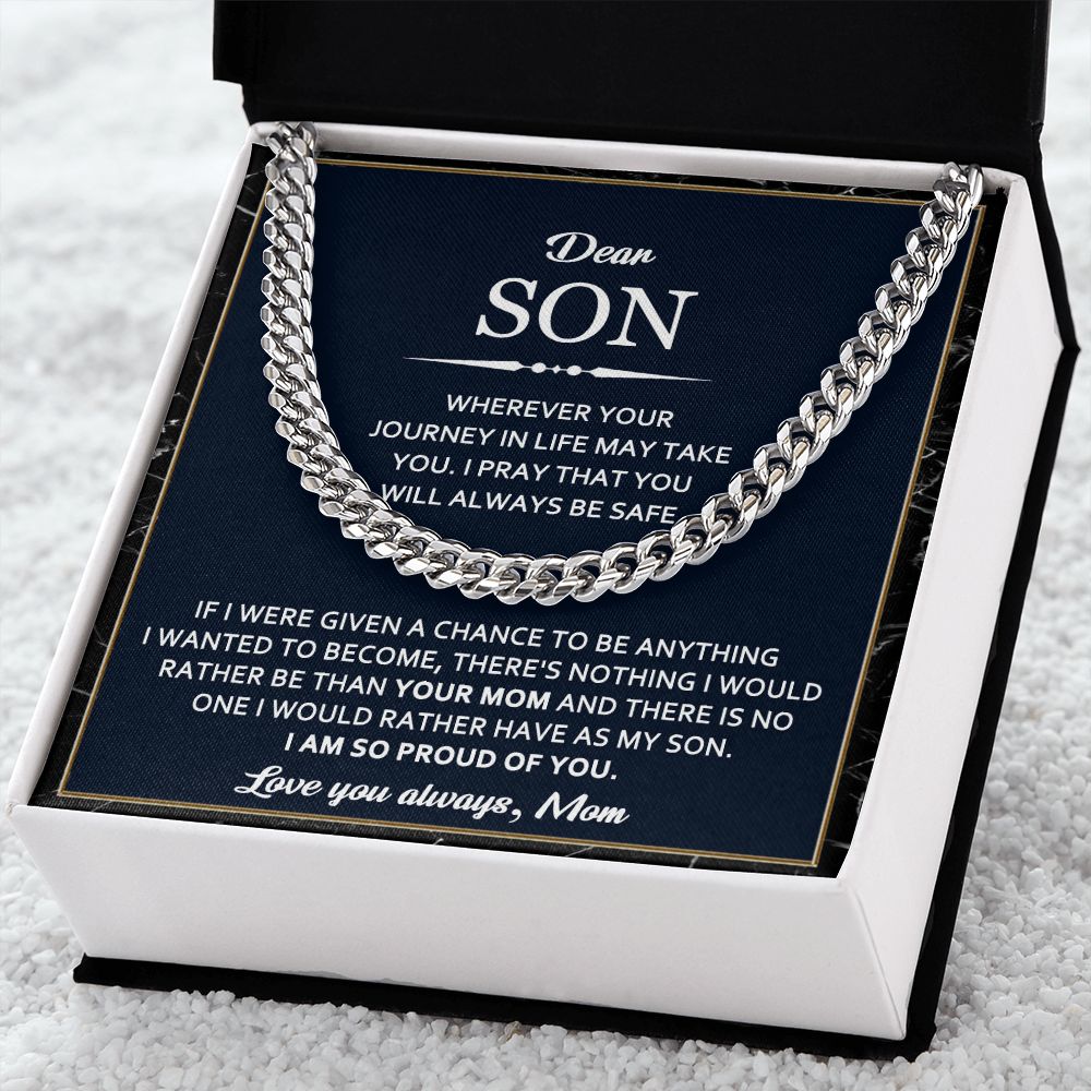 Loving Gift For Son From Mom